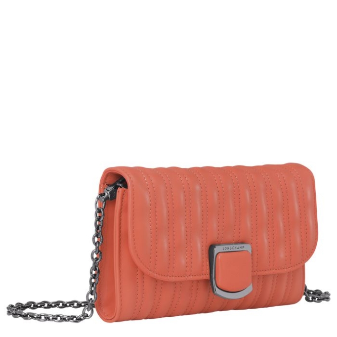 Women's Longchamp Brioche Wallets Pink | 67MYECFIV