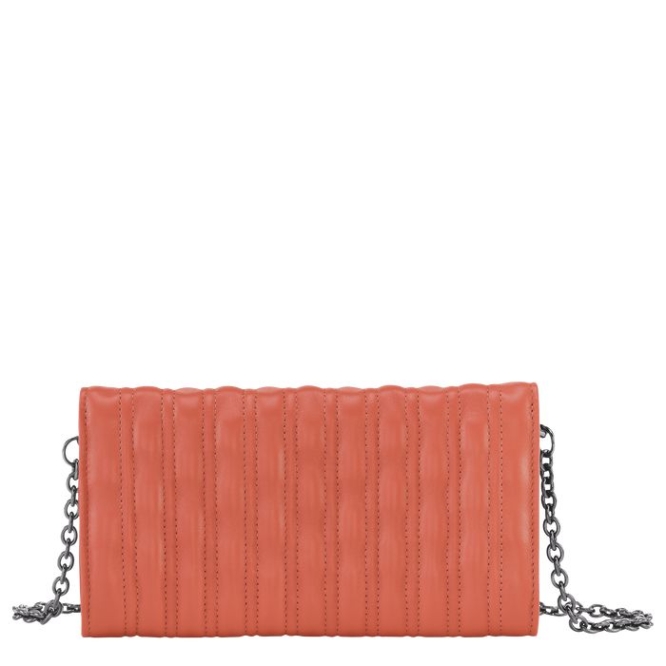 Women's Longchamp Brioche Wallets Pink | 67MYECFIV