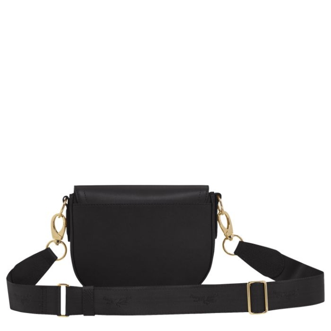 Women's Longchamp Cavalcade S Crossbody Bags Black | 94MKCNJRA