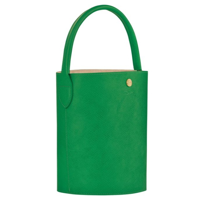 Women's Longchamp Cuir De Russie Top-handle Bags Green | 32BIHTGRP