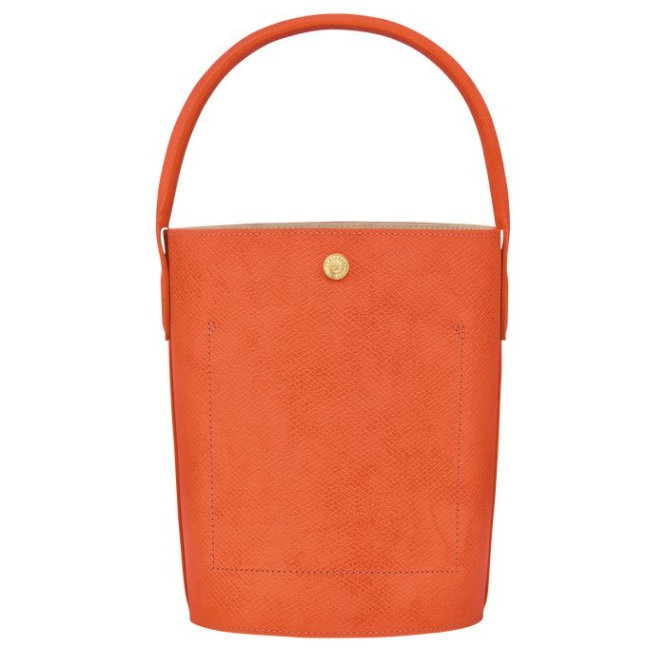 Women's Longchamp Cuir De Russie Top-handle Bags Orange | 89SGXPHBM