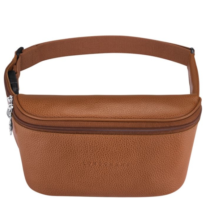 Women\'s Longchamp Le Foulonné Belt Bags Brown | 65UHTOBIP