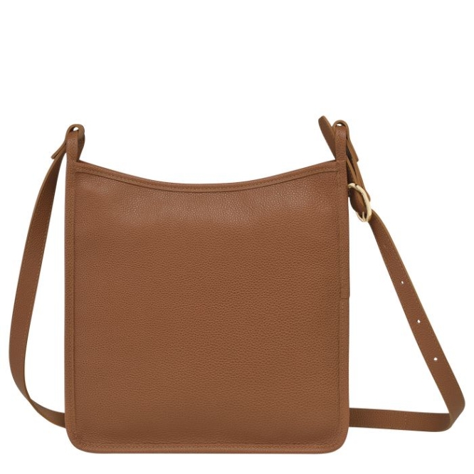 Women's Longchamp Le Foulonné L Crossbody Bags Brown | 09RWQUCTG