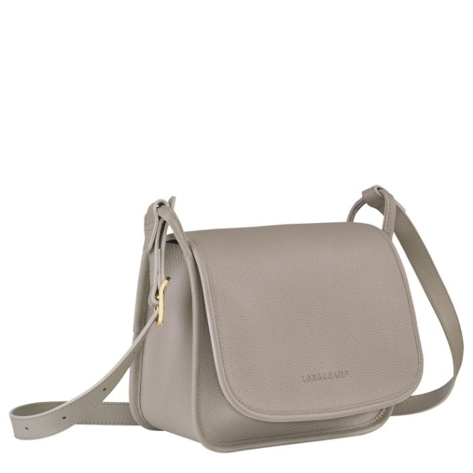 Women's Longchamp Le Foulonné M Crossbody Bags Grey | 29LCEZRTN