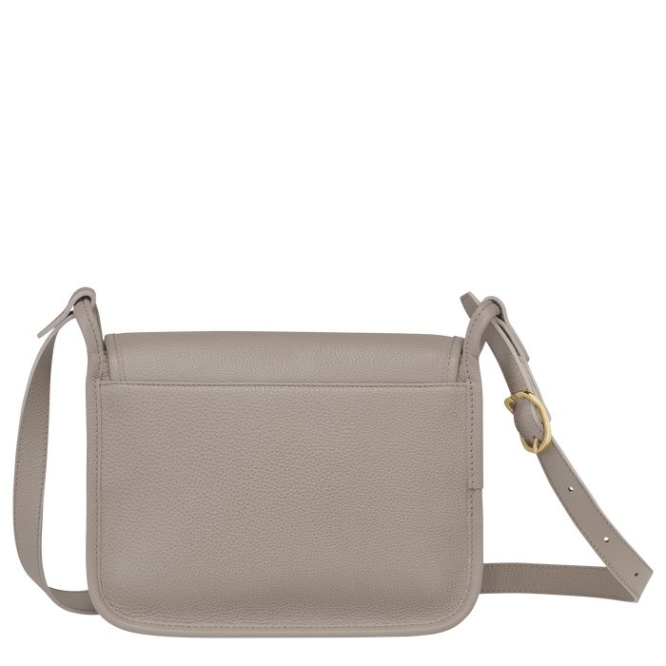 Women's Longchamp Le Foulonné M Crossbody Bags Grey | 29LCEZRTN