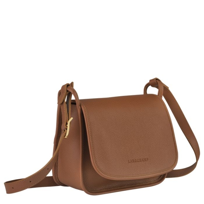 Women's Longchamp Le Foulonné M Crossbody Bags Brown | 90RWIOQHT