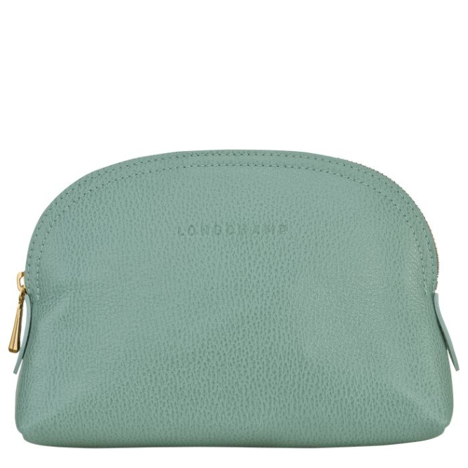 Women\'s Longchamp Le Foulonné Pouches & Cases Blue | 39NYPRDTZ