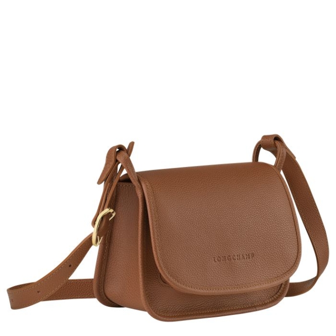 Women's Longchamp Le Foulonné S Crossbody Bags Brown | 27LOXFWYQ