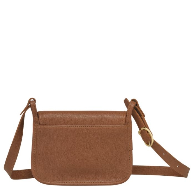 Women's Longchamp Le Foulonné S Crossbody Bags Brown | 27LOXFWYQ