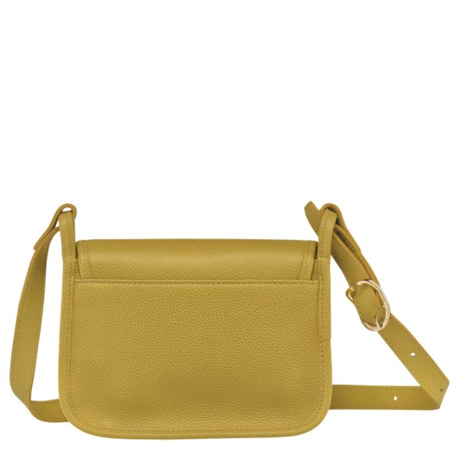 Women's Longchamp Le Foulonné S Crossbody Bags Yellow | 30ZIORGWA