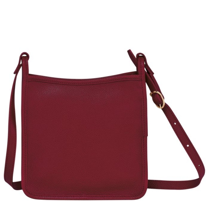 Women's Longchamp Le Foulonné S Crossbody Bags Red | 80XCNIESU