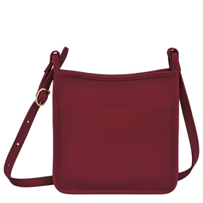 Women\'s Longchamp Le Foulonné S Crossbody Bags Red | 80XCNIESU