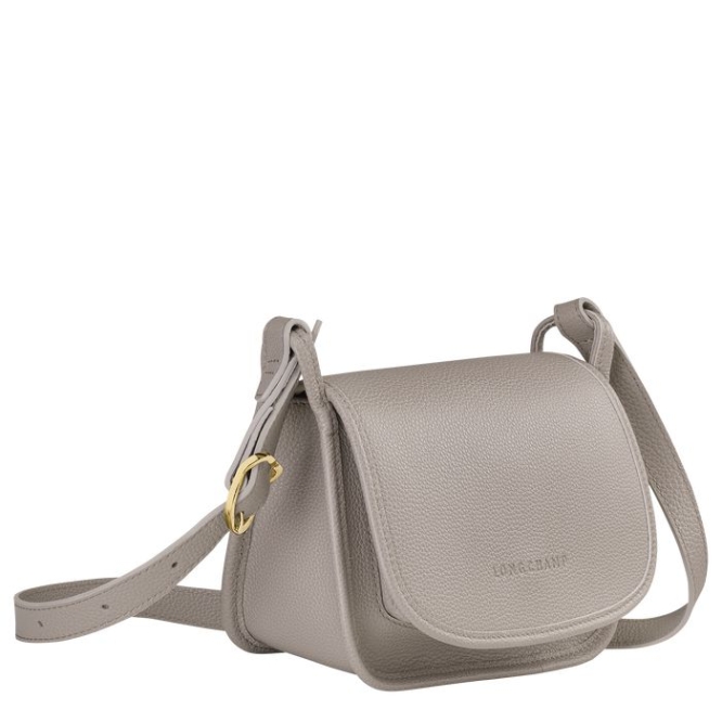 Women's Longchamp Le Foulonné S Crossbody Bags Grey | 86JLZITVQ