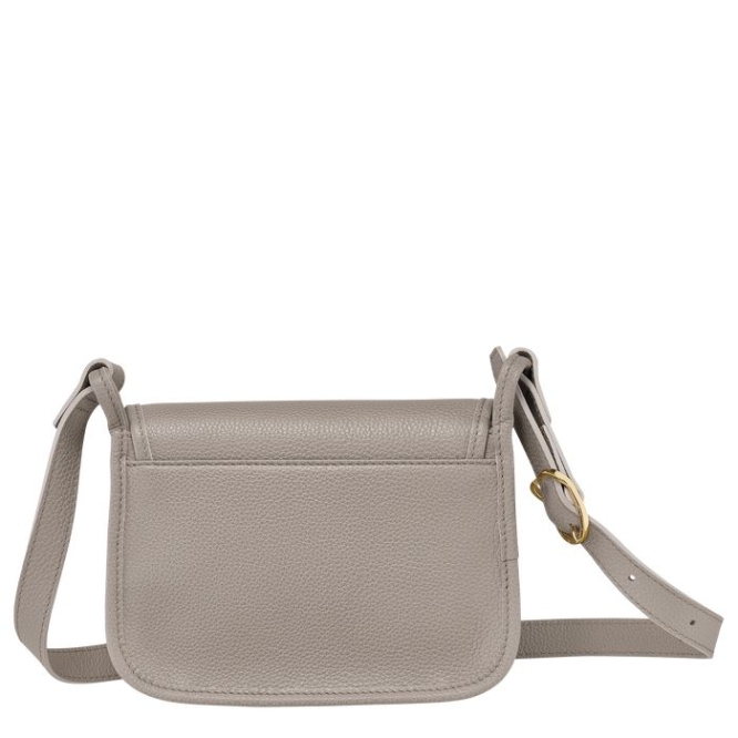 Women's Longchamp Le Foulonné S Crossbody Bags Grey | 86JLZITVQ