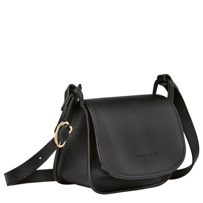 Women's Longchamp Le Foulonné S Crossbody Bags Black | 93XHGWEKQ