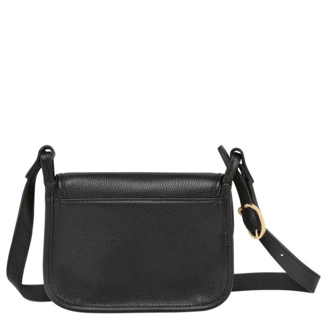 Women's Longchamp Le Foulonné S Crossbody Bags Black | 93XHGWEKQ