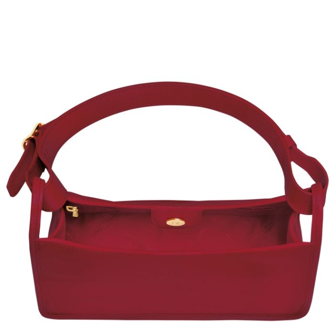 Women's Longchamp Le Foulonné Shoulder Bags Red | 20OKWVJAT