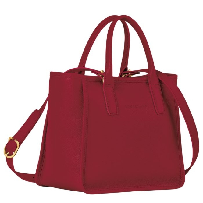 Women's Longchamp Le Foulonné Top-handle Bags Red | 40HGWXIPU