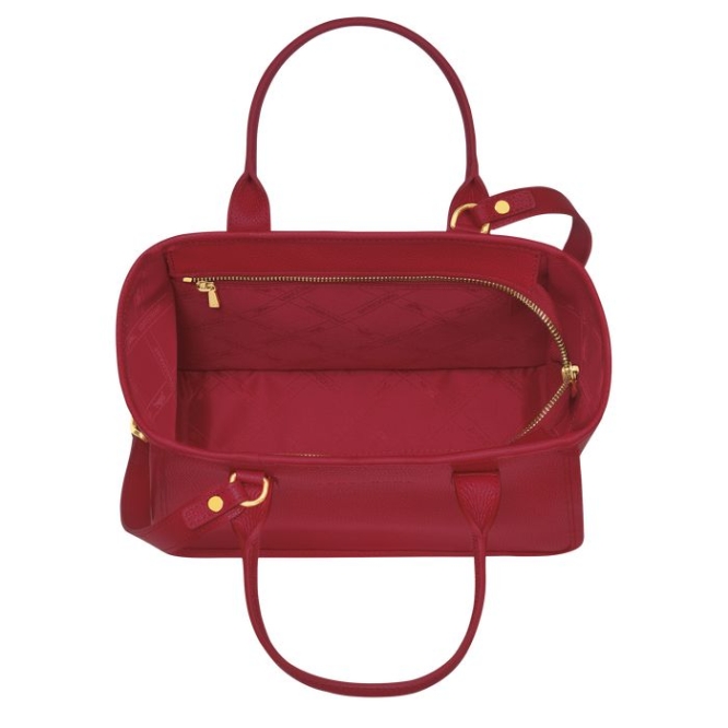 Women's Longchamp Le Foulonné Top-handle Bags Red | 40HGWXIPU