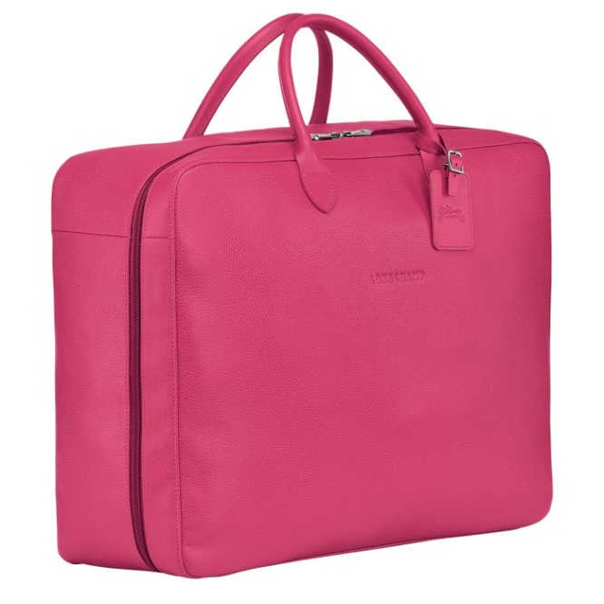 Women's Longchamp Le Foulonné Travel Bags Pink | 16JBEXQGH