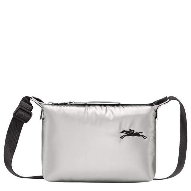 Women\'s Longchamp Le Pliage Alpin Belt Bags Silver | 46IBMXNZG