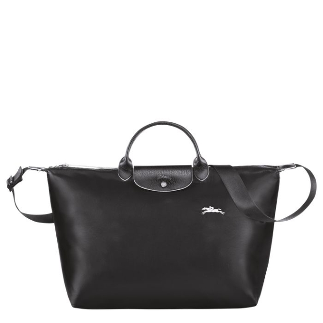 Women\'s Longchamp Le Pliage Alpin Travel Bags Black | 64TQDGIAM