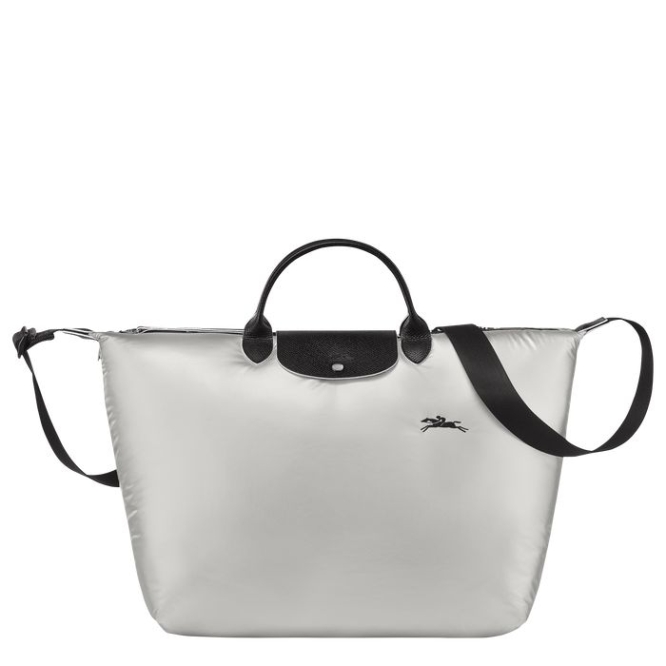 Women\'s Longchamp Le Pliage Alpin Travel Bags Silver | 98WZFVUXO