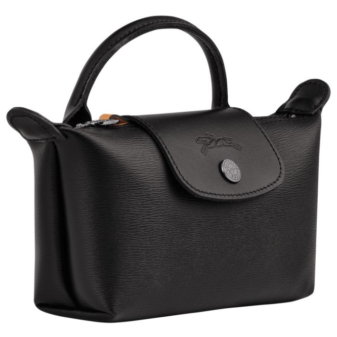 Women's Longchamp Le Pliage City Pouches & Cases Black | 61RHWDLUK