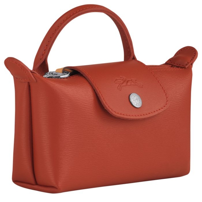 Women's Longchamp Le Pliage City Pouches & Cases Red | 78YZGEHBQ