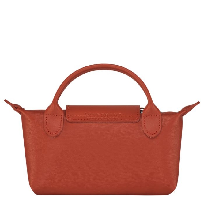 Women's Longchamp Le Pliage City Pouches & Cases Red | 78YZGEHBQ