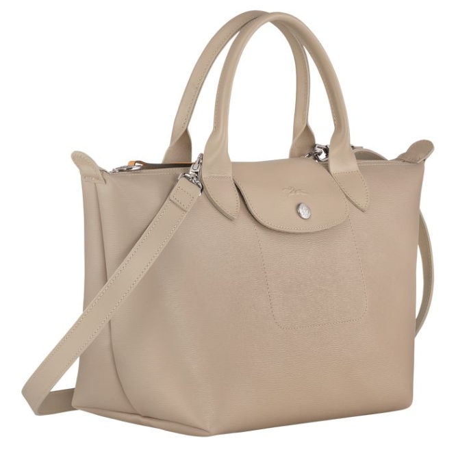 Women's Longchamp Le Pliage City S Top-handle Bags Beige | 29DYWOEJL