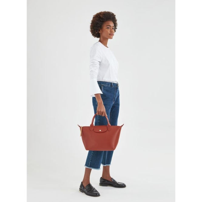 Women's Longchamp Le Pliage City S Top-handle Bags Red | 50INXASYG