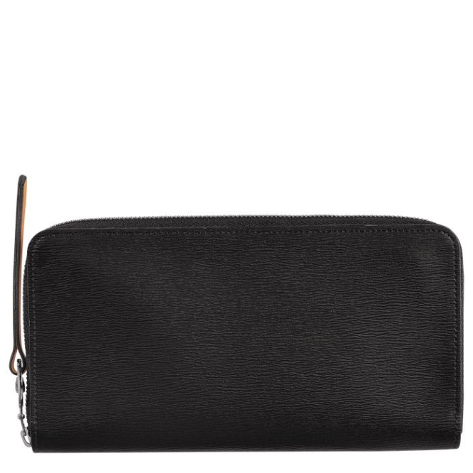 Women\'s Longchamp Le Pliage City Wallets Black | 65IRQSKDG