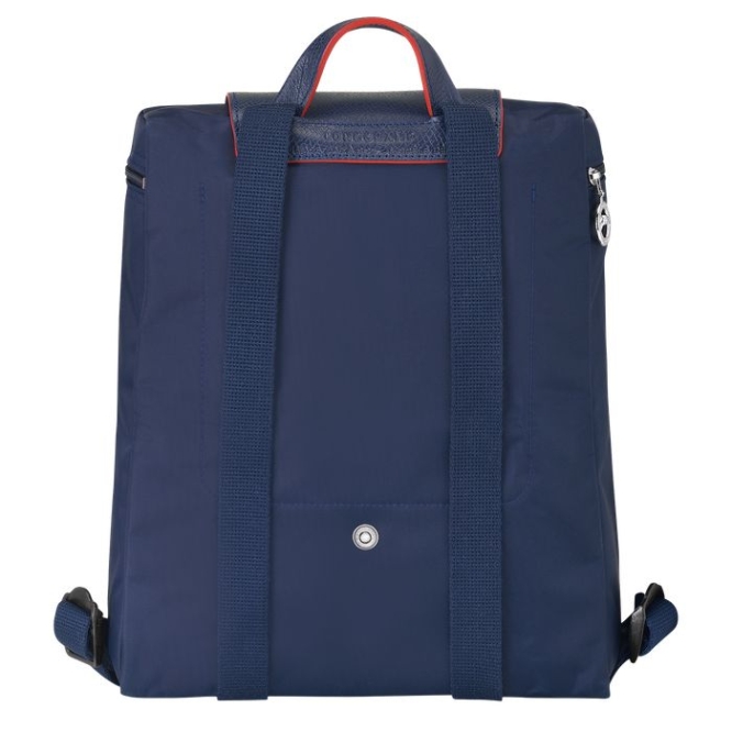 Women's Longchamp Le Pliage Club Backpacks Navy | 32SHJINMR