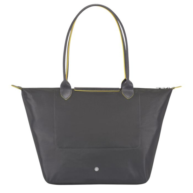 Women's Longchamp Le Pliage Club L Shoulder Bags Grey | 82FHUTAND