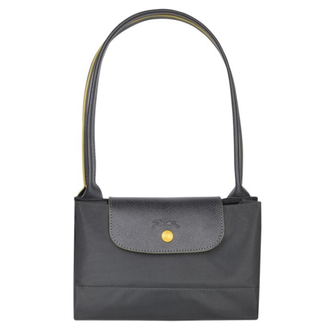 Women's Longchamp Le Pliage Club L Shoulder Bags Grey | 82FHUTAND