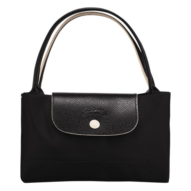 Women's Longchamp Le Pliage Club M Top-handle Bags Black | 19QHBFPUN