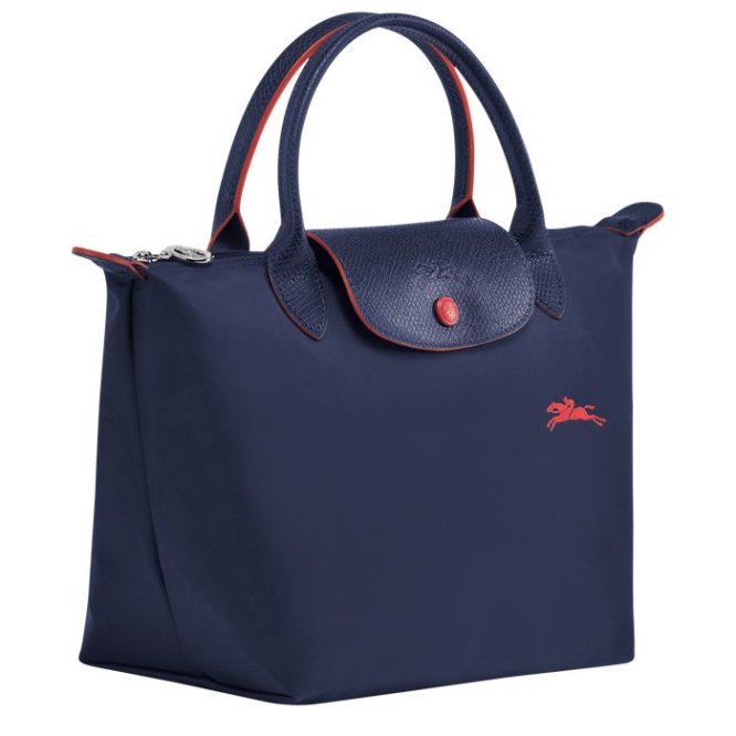 Women's Longchamp Le Pliage Club S Top-handle Bags Navy | 45UYWQCJT