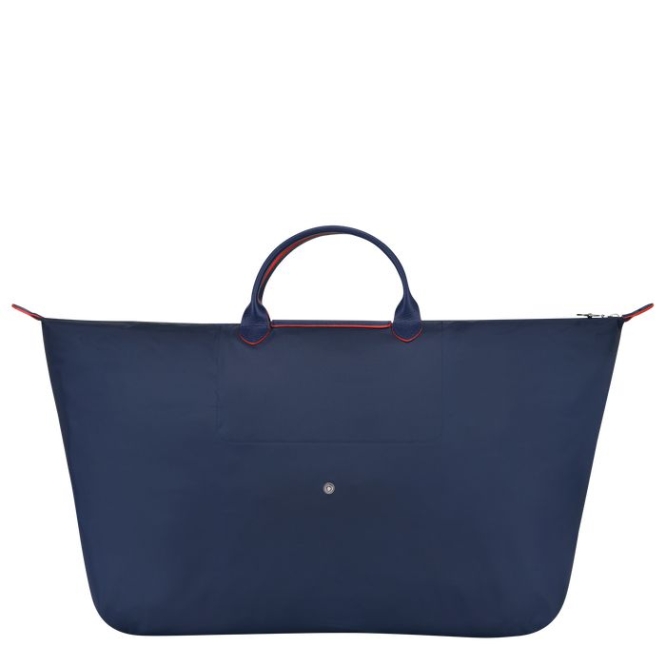 Women's Longchamp Le Pliage Club XL Travel Bags Navy | 24ZMOGNEB