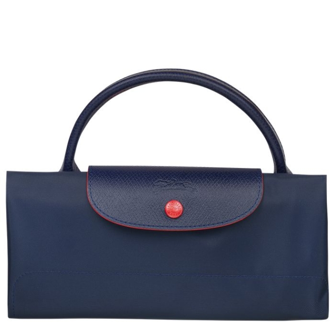 Women's Longchamp Le Pliage Club XL Travel Bags Navy | 24ZMOGNEB