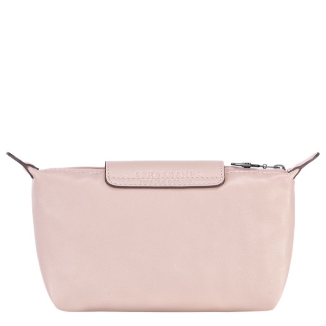 Women's Longchamp Le Pliage Cuir Pouches & Cases Pink | 30HDVOJLU