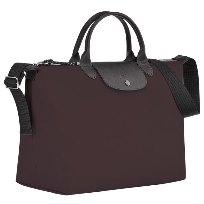 Women's Longchamp Le Pliage Energy L Top-handle Bags Burgundy | 16ACOUKEX