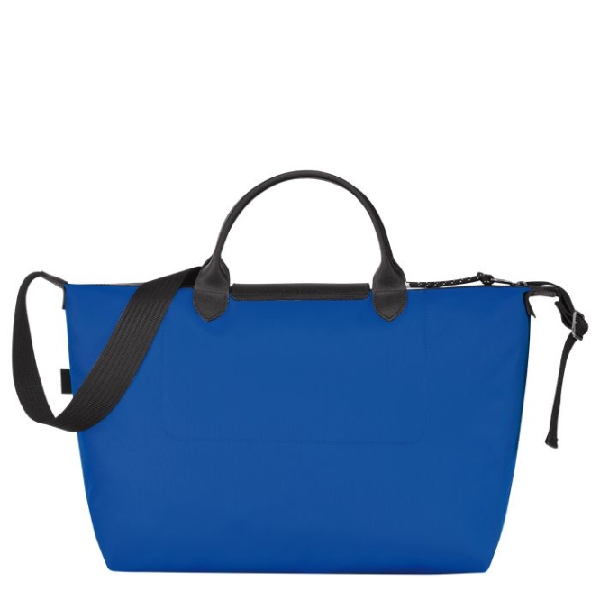 Women's Longchamp Le Pliage Energy L Top-handle Bags Blue | 64OTSMNVY