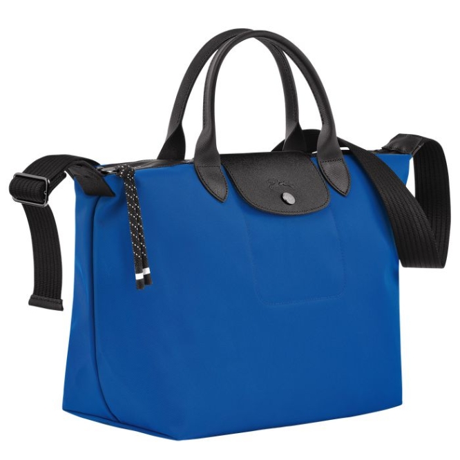 Women's Longchamp Le Pliage Energy M Top-handle Bags Blue | 17TABHKMW