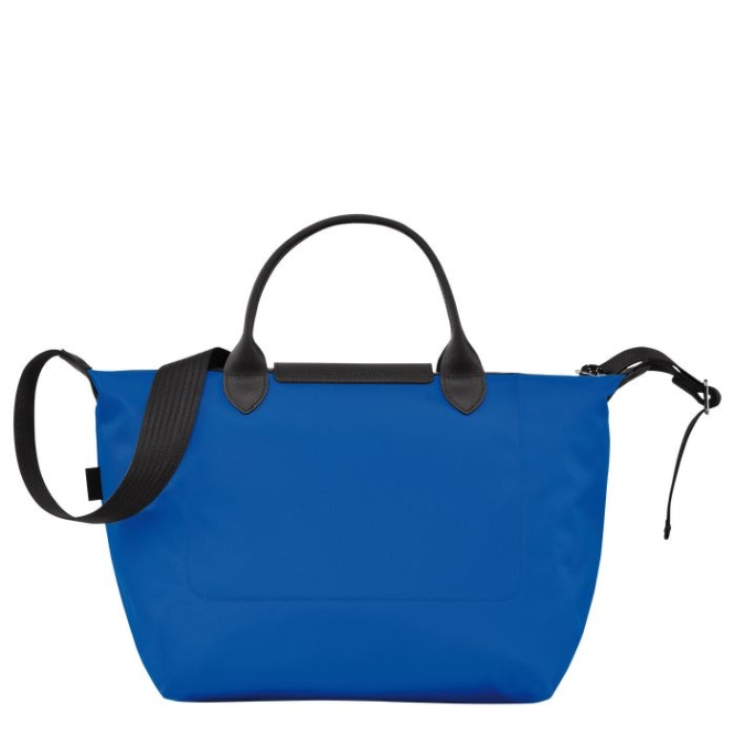 Women's Longchamp Le Pliage Energy M Top-handle Bags Blue | 17TABHKMW