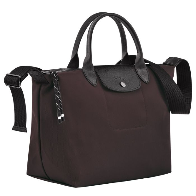 Women's Longchamp Le Pliage Energy M Top-handle Bags Burgundy | 41ONPURLJ