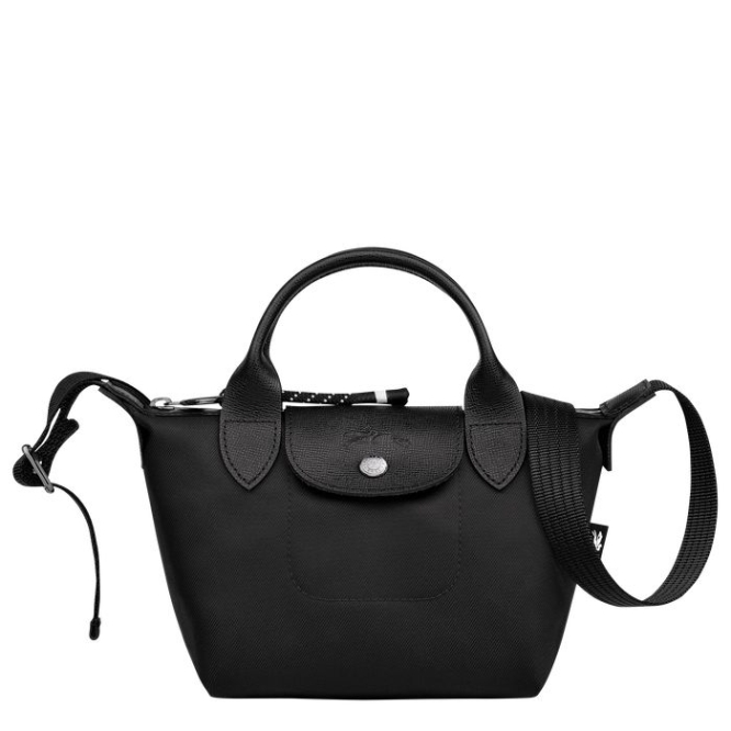 Women\'s Longchamp Le Pliage Energy XS Top-handle Bags Black | 04KAEHGIL