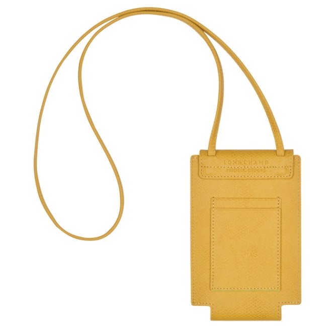 Women's Longchamp Le Pliage Green Phone Cases Yellow | 75XDGYAPO