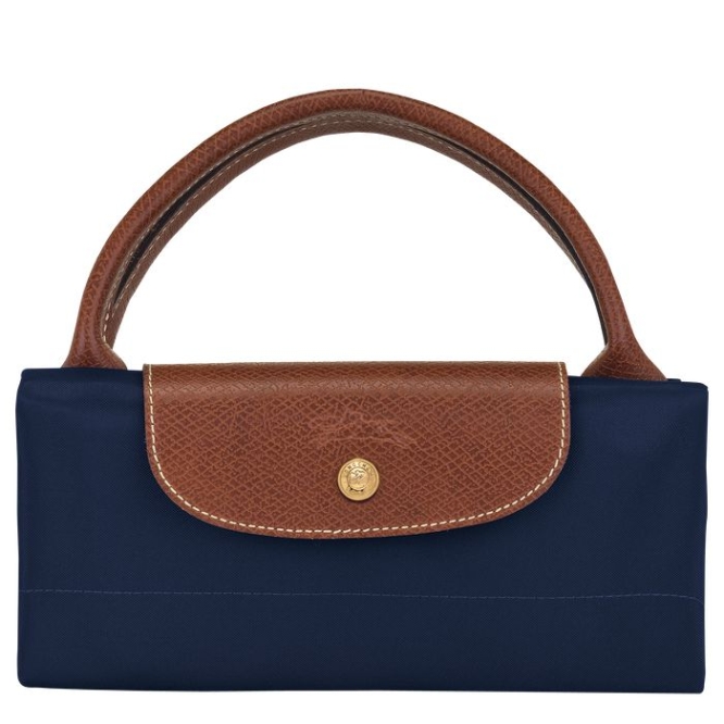 Women's Longchamp Le Pliage L Travel Bags Navy | 20FGKSOPA