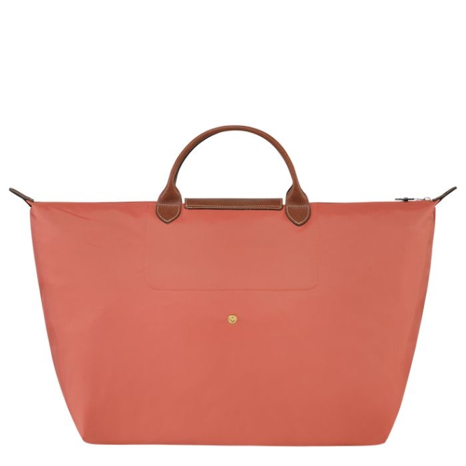 Women's Longchamp Le Pliage L Travel Bags Pink | 70AVMUXIR